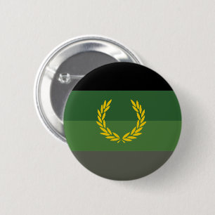 Badge Rond 5 Cm Drapeau de fierté de l'uniforme militaire