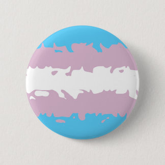 Badge Rond 5 Cm Drapeau de fierté de transsexuel (brouillé)
