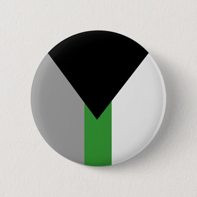 Badge Rond 5 Cm Drapeau de fierté demiromantique (Devant)