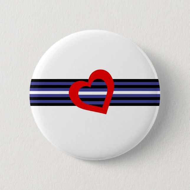 Badge Rond 5 Cm Drapeau de fierté en cuir (Devant)