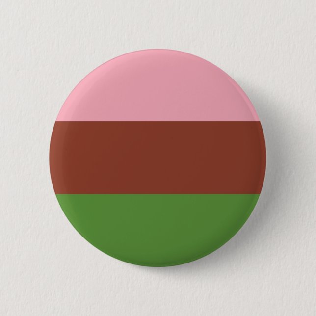 Badge Rond 5 Cm Drapeau de fierté gynosexuel (Devant)