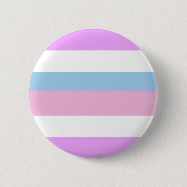Badge Rond 5 Cm Drapeau de fierté intersexe (Devant)