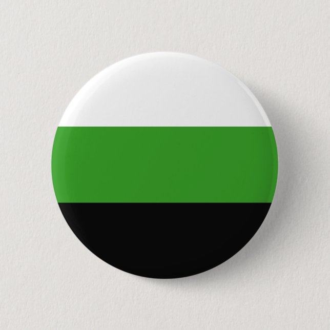 Badge Rond 5 Cm Drapeau de fierté Neutrois (Devant)
