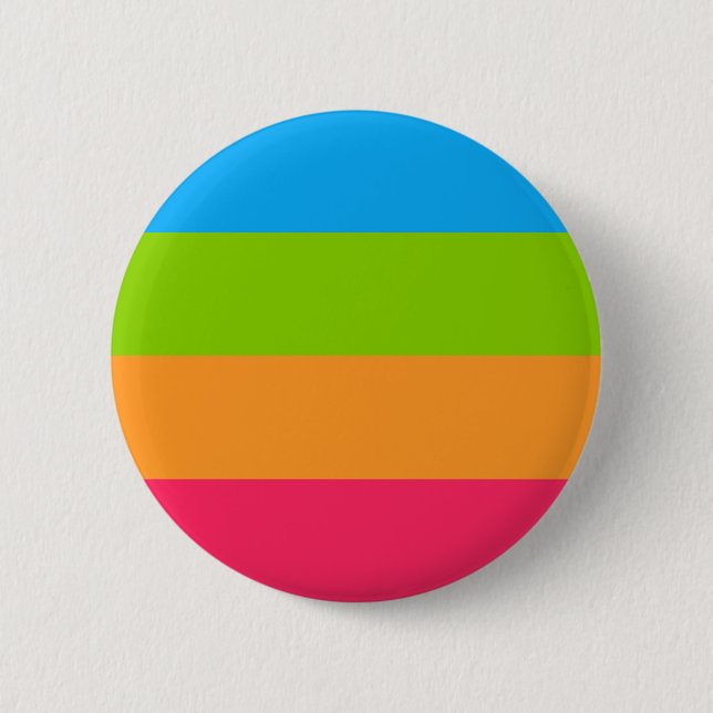 Badge Rond 5 Cm Drapeau de fierté Panoromantique (Devant)
