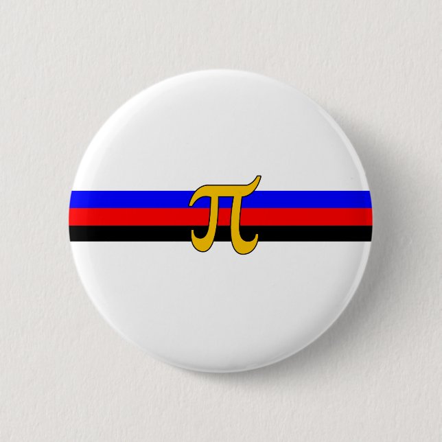 Badge Rond 5 Cm Drapeau de fierté polyamour (Devant)