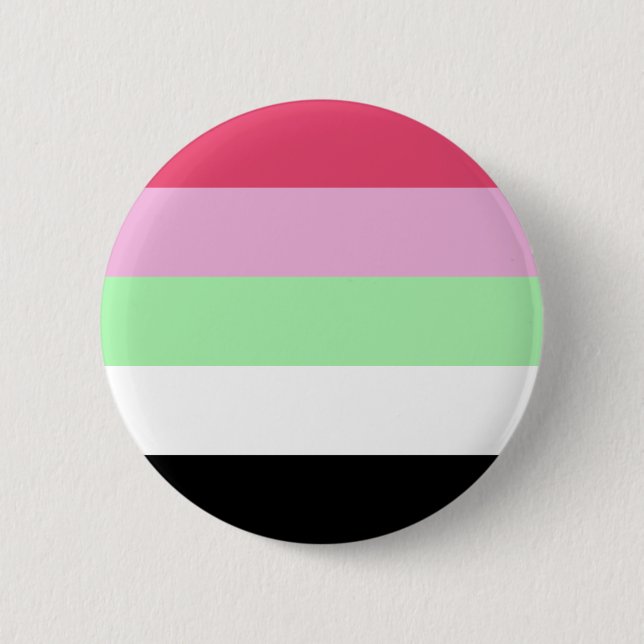 Badge Rond 5 Cm Drapeau de fierté récipromantique (Devant)