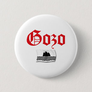 Badge Rond 5 Cm Drapeau de Gozo