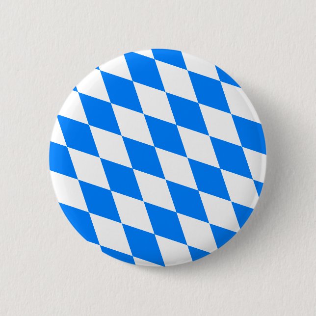 Badge Rond 5 Cm Drapeau de haute qualité de la Bavière de (Devant)