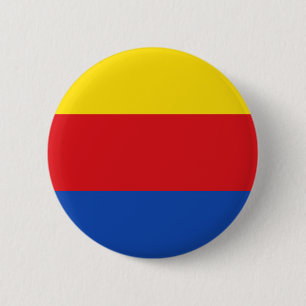Badge Rond 5 Cm Drapeau de Hollande du Nord
