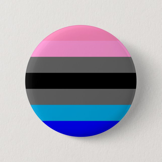 Badge Rond 5 Cm Drapeau de la fierté Ambonec (Devant)