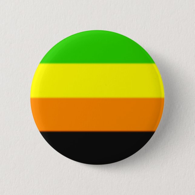Badge Rond 5 Cm Drapeau de la Fierté Aromantique (Devant)