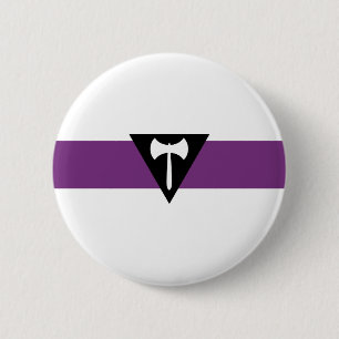 Badge Rond 5 Cm Drapeau de la fierté lesbienne
