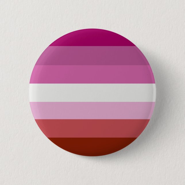 Badge Rond 5 Cm Drapeau de la fierté lesbienne (Devant)