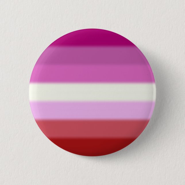 Badge Rond 5 Cm Drapeau de la Fierté lesbienne tombée (Devant)