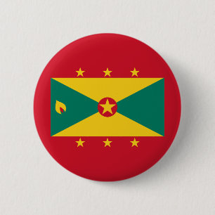Badge Rond 5 Cm Drapeau de la Grenade
