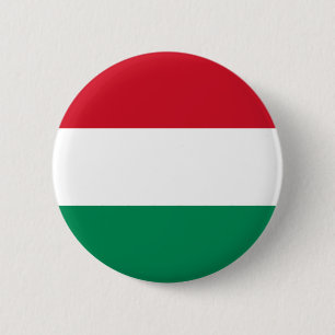 Badge Rond 5 Cm drapeau de la Hongrie
