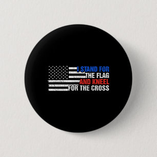 Badge Rond 5 Cm Drapeau de la Journée du drapeau commémoratif USA 
