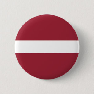Badge Rond 5 Cm Drapeau de la Lettonie