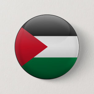 Badge Rond 5 Cm Drapeau de la Palestine
