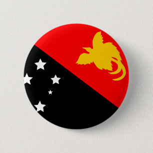 Badge Rond 5 Cm Drapeau de la Papouasie-Nouvelle-Guinée