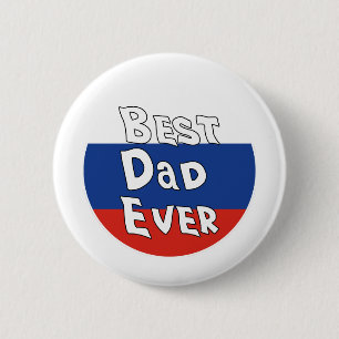 Badge Rond 5 Cm Drapeau de la Russie
