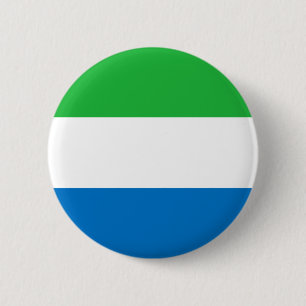 Badge Rond 5 Cm Drapeau de la Sierra Leone