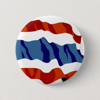 Badge Rond 5 Cm drapeau de la Thaïlande