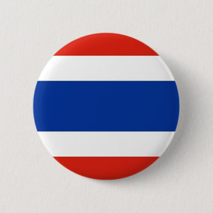 Badge Rond 5 Cm Drapeau de la Thaïlande