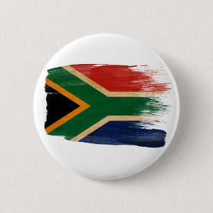 Badge Rond 5 Cm Drapeau de l'Afrique du Sud