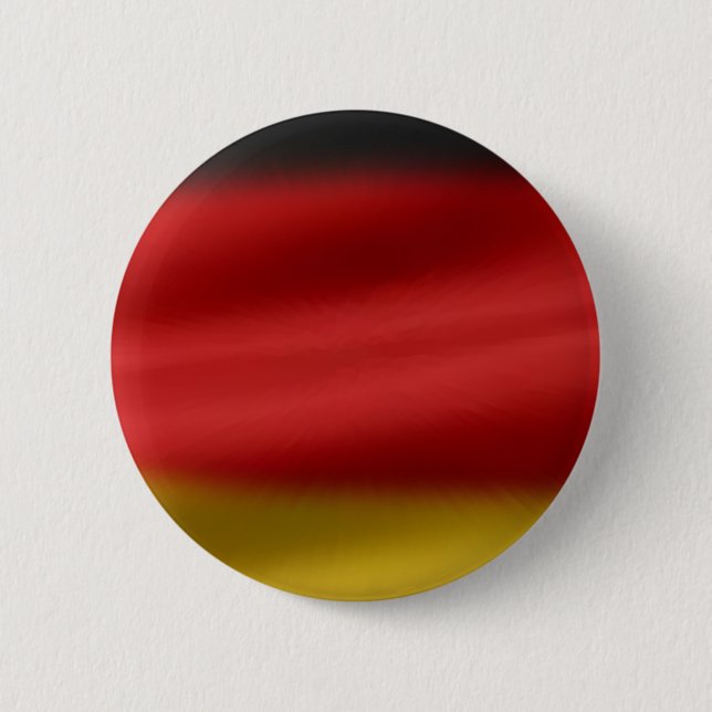 Badge Rond 5 Cm Drapeau de l'Allemagne (Devant)