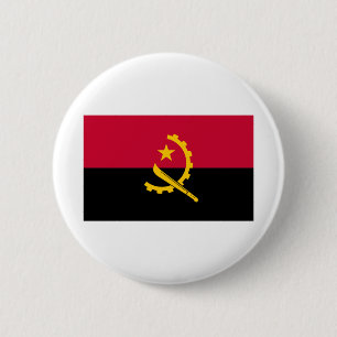 Badge Rond 5 Cm Drapeau de l'Angola