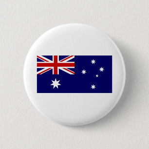 Badge Rond 5 Cm Drapeau de l'Australie