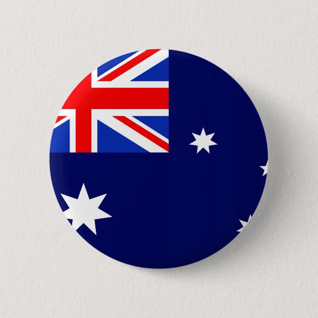 Badge Rond 5 Cm Drapeau de l'Australie (Devant)