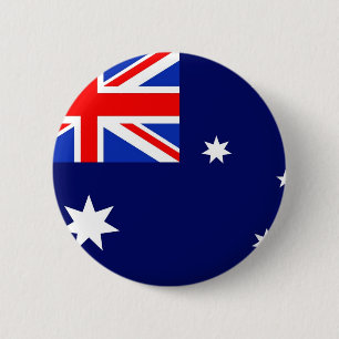 Badge Rond 5 Cm Drapeau de l'Australie