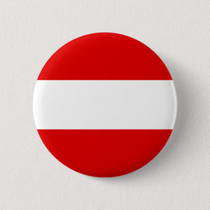 Badge Rond 5 Cm Drapeau de l'Autriche