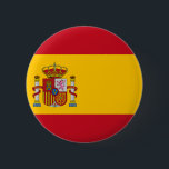 Badge Rond 5 Cm Drapeau de l'Espagne<br><div class="desc">Drapeau de l'Espagne</div>