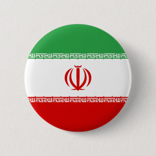 Badge Rond 5 Cm Drapeau de l'Iran