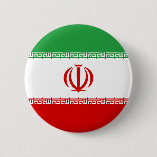Badge Rond 5 Cm Drapeau de l'Iran