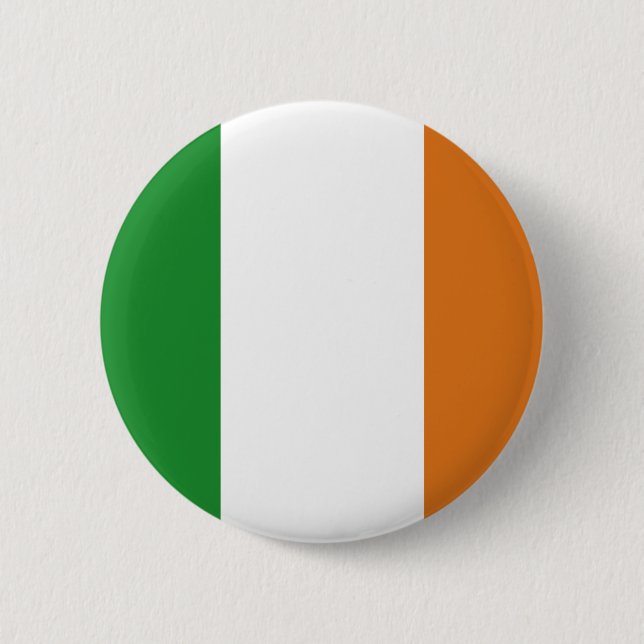 Badge Rond 5 Cm Drapeau de l'Irlande (Devant)