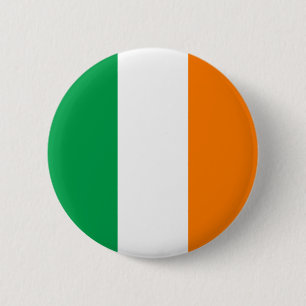 Badge Rond 5 Cm Drapeau de l'Irlande