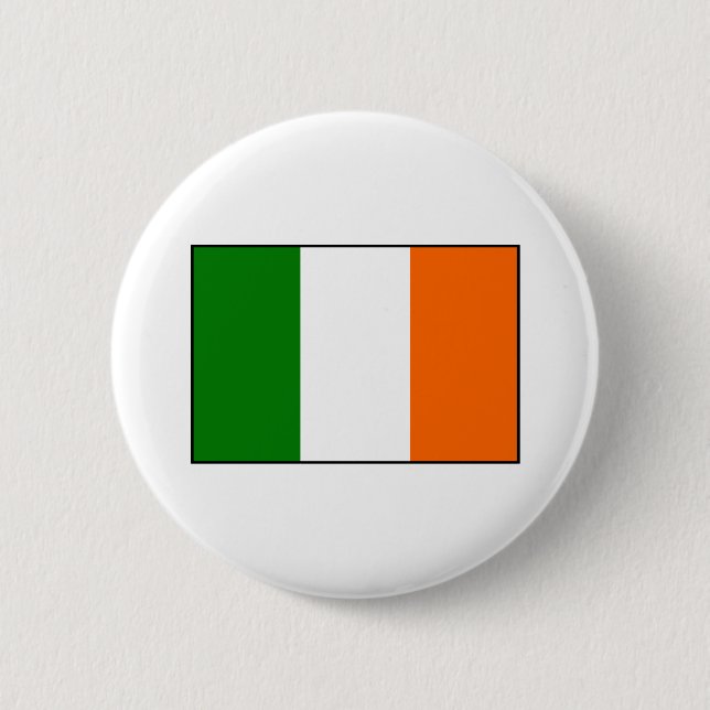 Badge Rond 5 Cm Drapeau de l'Irlande (Devant)