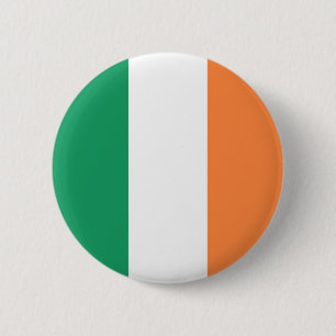 Badge Rond 5 Cm Drapeau de l'Irlande sur le Pin/insigne de bouton
