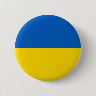 Badge Rond 5 Cm Drapeau de l'Ukraine