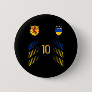 Badge Rond 5 Cm Drapeau de l'Ukraine Amoureux de la fierté ukraini