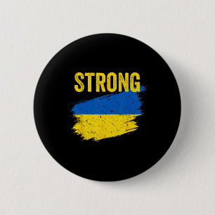Badge Rond 5 Cm Drapeau de l'Ukraine Chemises vintage ukrainiennes