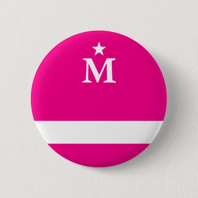 Badge Rond 5 Cm Drapeau de Moderdonia (Devant)