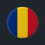 Badge Rond 5 Cm Drapeau de Roumanie patriotique roumain<br><div class="desc">Drapelul României, drapeau de la Roumanie patriotique Les couleurs du drapeau national de la Roumanie en roumain : Drapelul României ont une longue histoire. Le rouge, le jaune et le bleu ont été trouvés sur les subventions royales de la fin du XVIe siècle de Michael le Brave, ainsi que des...</div>