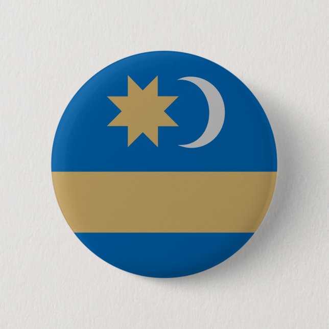 Badge Rond 5 Cm Drapeau de Székely Land (Devant)