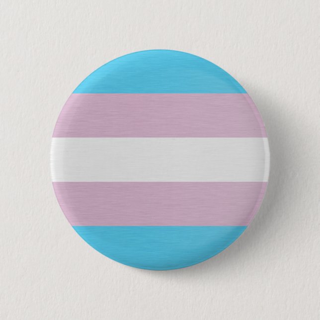 Badge Rond 5 Cm Drapeau d'égalité de transsexuel (Devant)