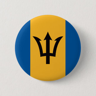 Badge Rond 5 Cm Drapeau des Barbade